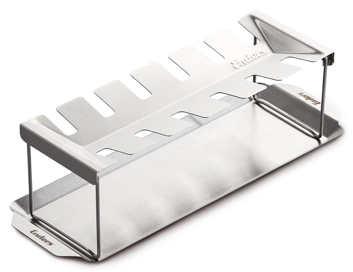 Enders® Chicken Wing Halter ,Edelstahl, gleichmässiges Grillen von 12 Chicken Wings, klappbare Beine