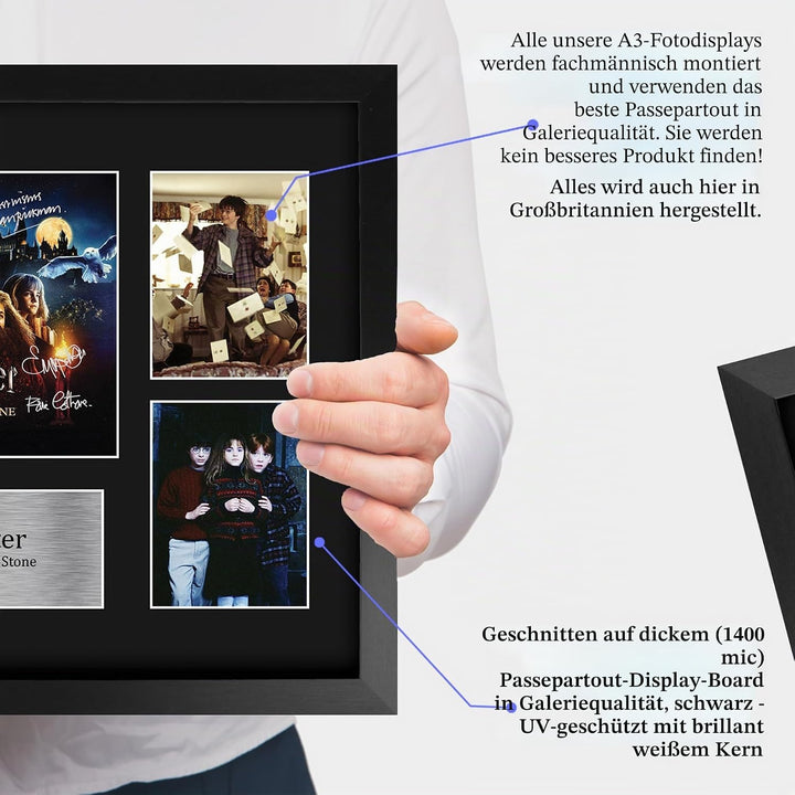 HWC Trading Philosophers Stone Harry Potter Geschenke Geducktes Signiertes Autogramm Präsentationsdi