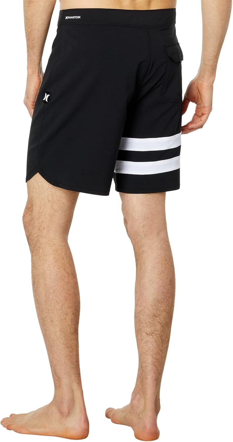 Hurley Herren Phantom-eco Block Party 18' Badeshorts für Herren 28 Schwarz, 28 Schwarz
