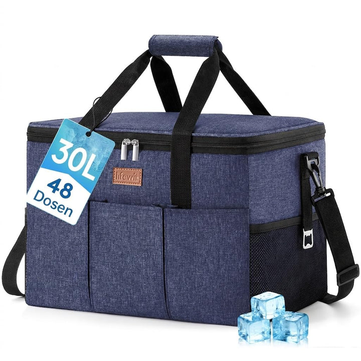 Lifewit Kühltasche 30L, Kühlung Thermoisoliert Tragbar Faltbar Wasserdicht, Gross Picknicktasche für