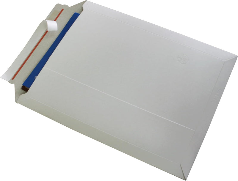 Versandtaschen weiss Vollpappe Karton für DIN A5-250x175mm- bis 50mm Füllhöhe (PS.101) (100)