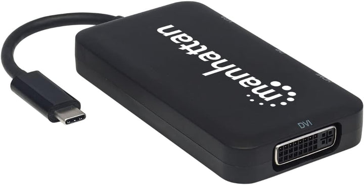 Manhattan 152600 USB-C 4-in-1 Audio/Video-Konverter (USB 3.1 Typ C-Stecker auf HDMI-/DisplayPort-/VG