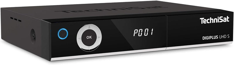 TechniSat DIGIPLUS UHD S - 4K Sat Receiver mit Twin Tuner (DVB-S/DVB-S2, App Steuerung, PVR Aufnahme