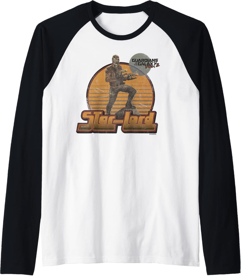 Marvel Star-Lord Guardians of Galaxy 2 Pose Raglan