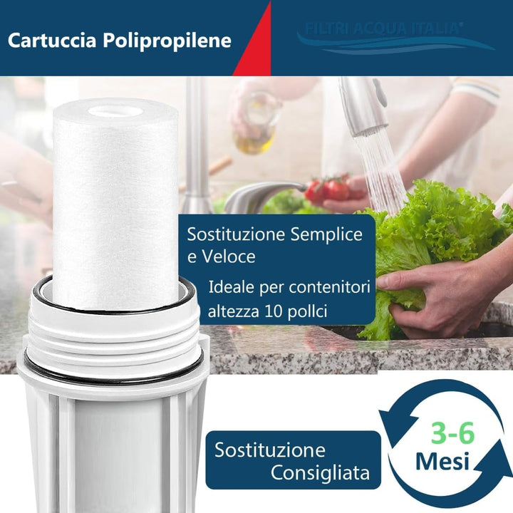 Wasserfilterkartusche 10 Mikron 10 Zoll (25,4 cm)