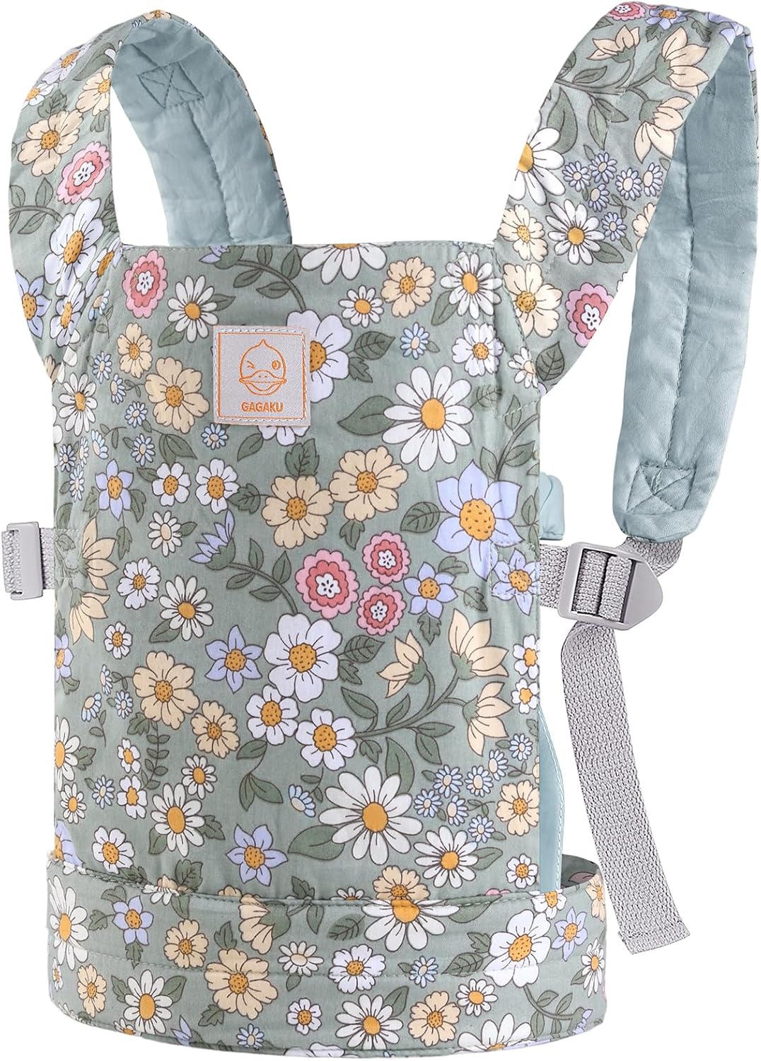 GAGAKU Puppentrage ab 3 Jahre Kinder, Babytrage Puppen Bauchtrage Puppenzubehör Tragesitz mit Verste