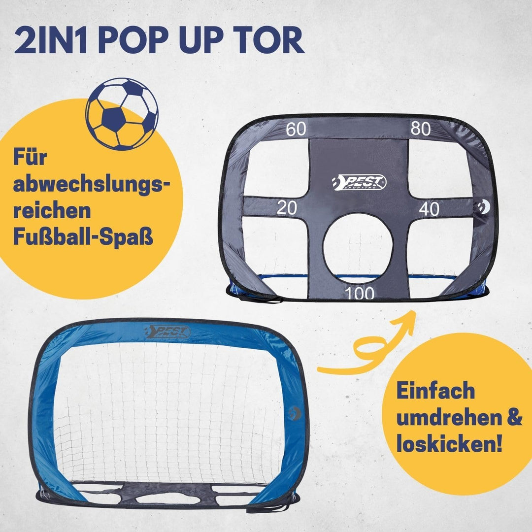 Best Sporting Pop Up Fussballtor Kinder I Fussballtore draussen Kinder in verschiedenen Modellen I K