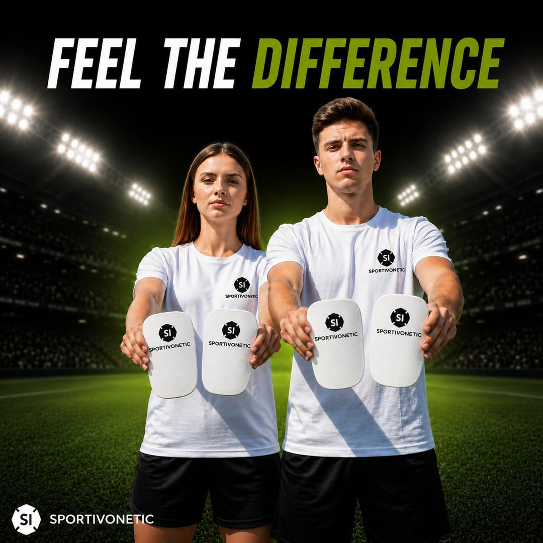 SPORTIVONETIC® High Performance Schienbeinschoner Anpassbar für Erwachsene & Kinder, Damen & Herren