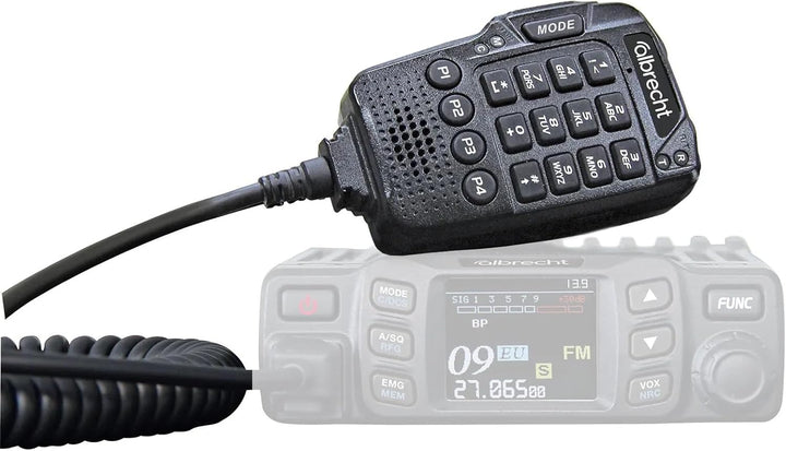 Albrecht Multifunktionales Mikrofon AMM-500 für AE 5900 Mini SSB