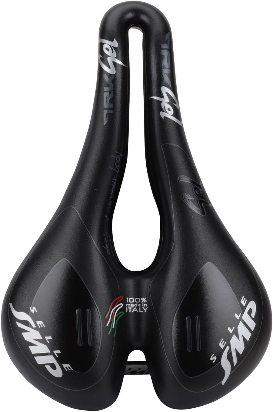 Sattel Selle SMP TRK Medium/Man Gel schwarz Herren 280x160mm 485g Schwarz 26 x 17.5 x 6.5 cm, Schwar