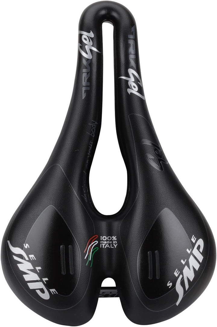 Sattel Selle SMP TRK Medium/Man Gel schwarz Herren 280x160mm 485g Schwarz 26 x 17.5 x 6.5 cm, Schwar