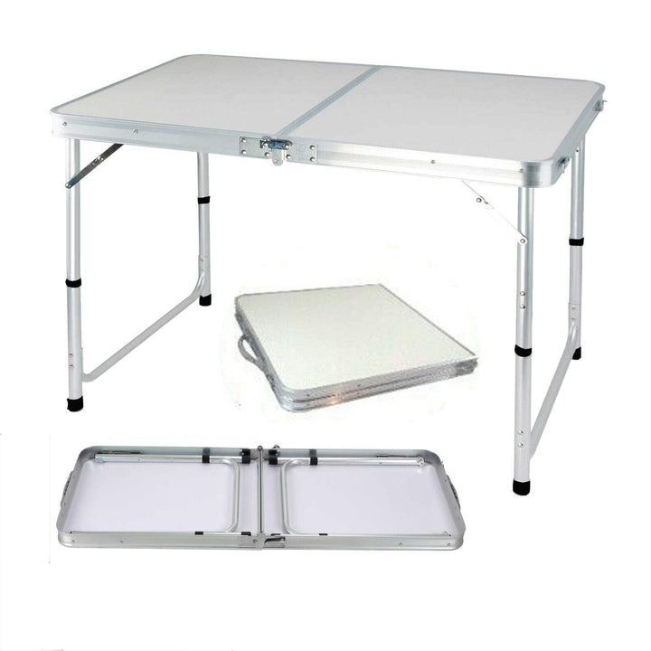 Klappbarer Campingtisch für drinnen und draussen, 120 cm, extra stark, Buffet, Hochzeit, Markt, Gart