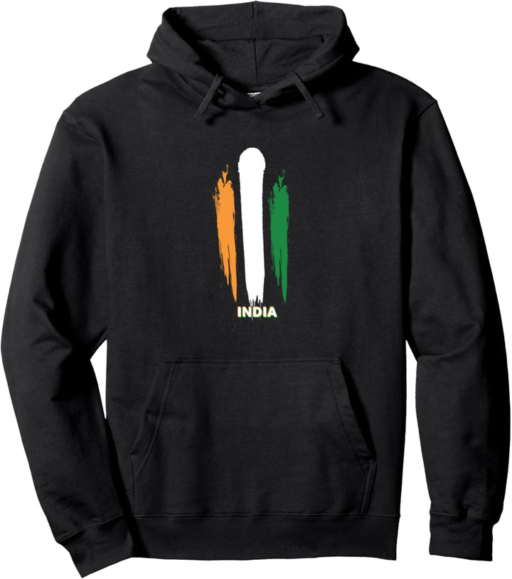 Flagge Indien Pullover Hoodie