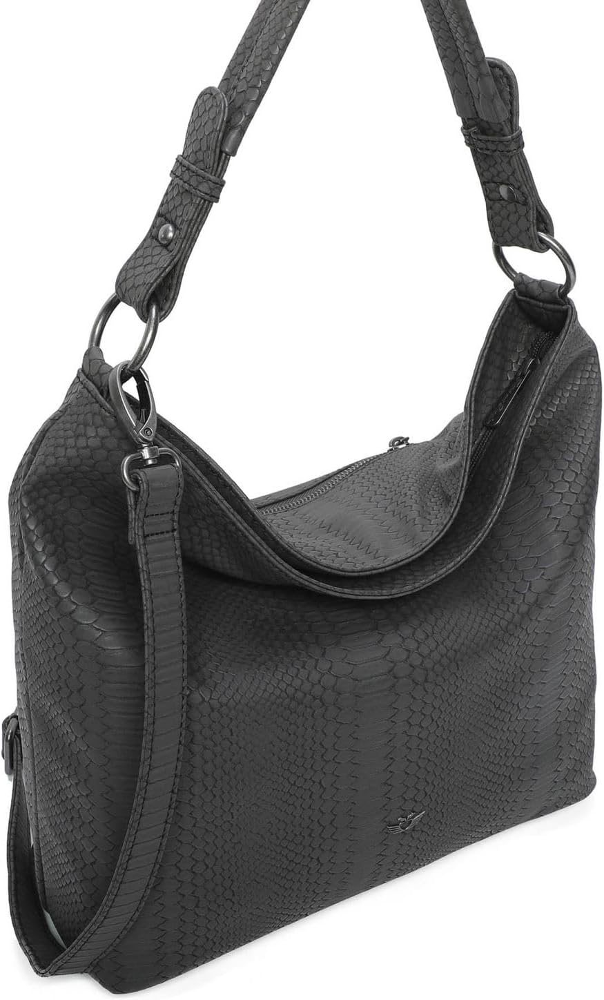 Fritzi aus Preussen Damen Pamy Ecxo 457 Black Idol Hobo, N