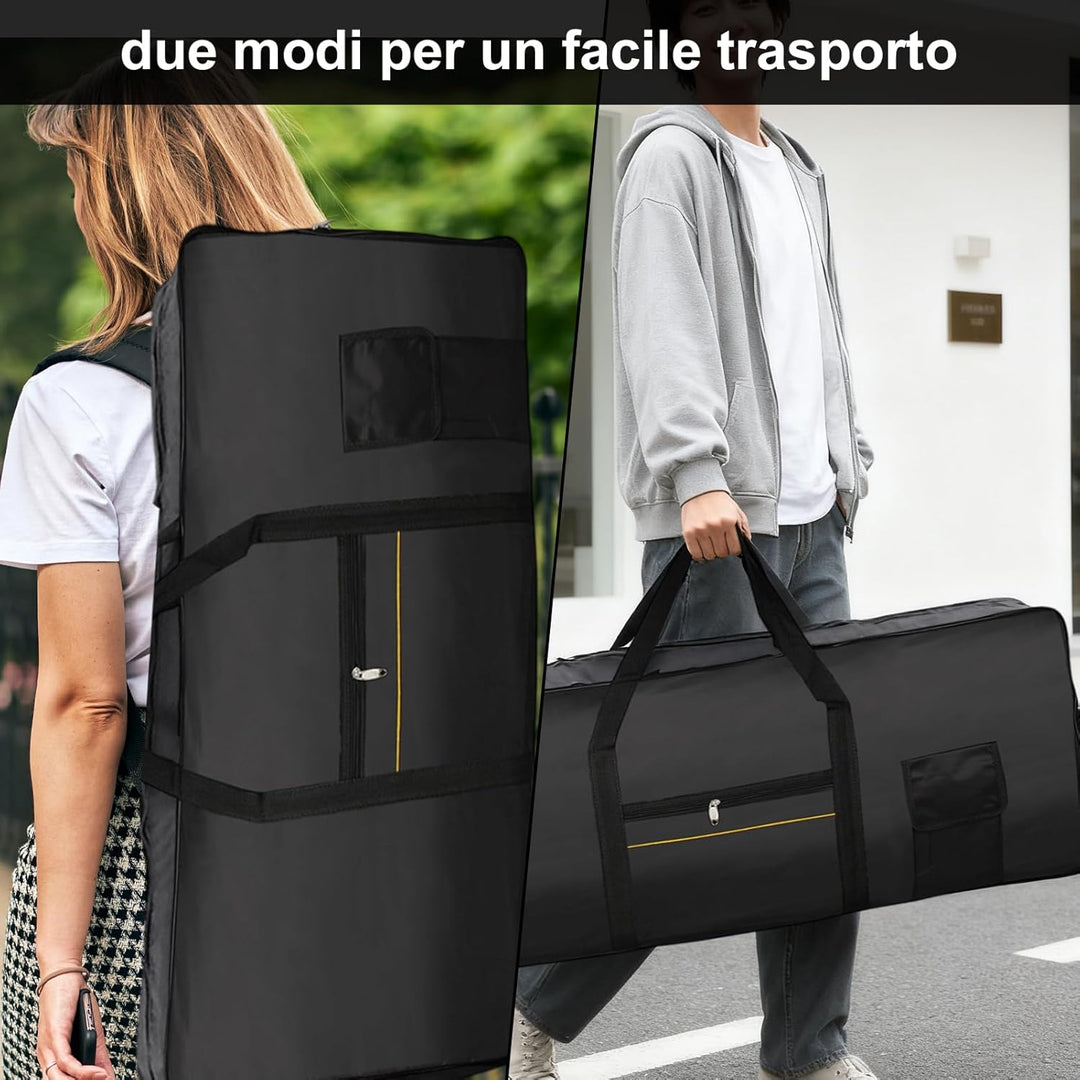 Custodia per tastiera elettronica a 61 tasti, in Tessuto Oxford 420D, borsa per pianoforte professio