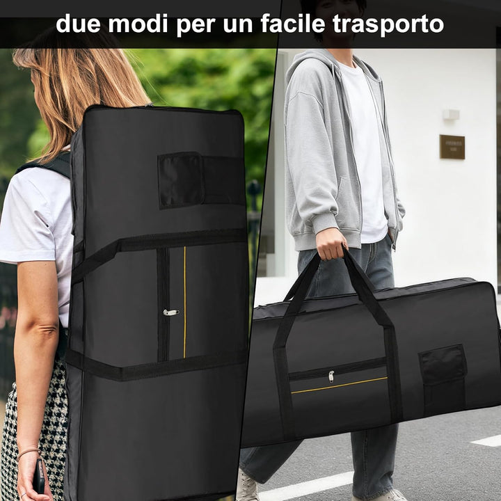 Custodia per tastiera elettronica a 61 tasti, in Tessuto Oxford 420D, borsa per pianoforte professio