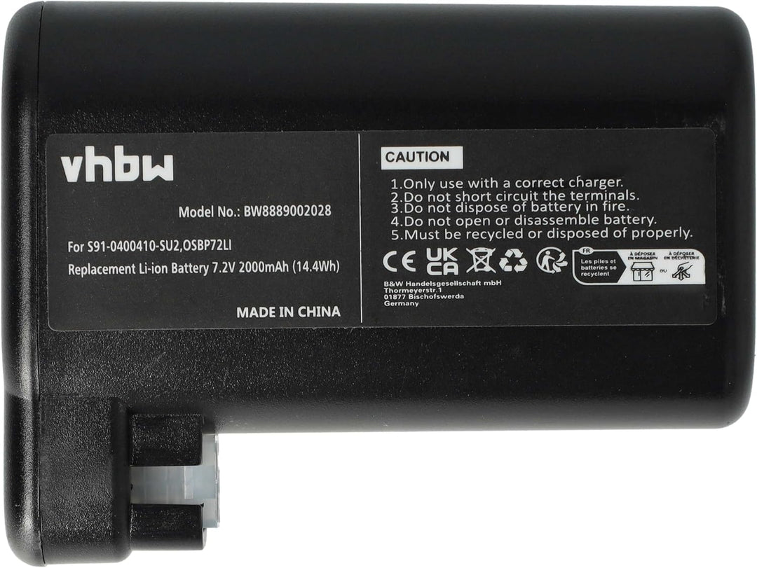 vhbw 2X Akku kompatibel mit AEG Electrolux Osiris | RX8, RX7-1-TM, 900277487, RX8-1-4SWN, 900277485