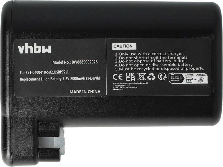 vhbw 2X Akku kompatibel mit AEG Electrolux Osiris | RX8, RX7-1-TM, 900277487, RX8-1-4SWN, 900277485