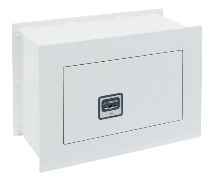 Arregui BC/1 Ideal-5 271311 Wandtresor, 5 mm dick, Schlüsselschloss, 20x30x15 cm, 5 L, hellgrau, 20