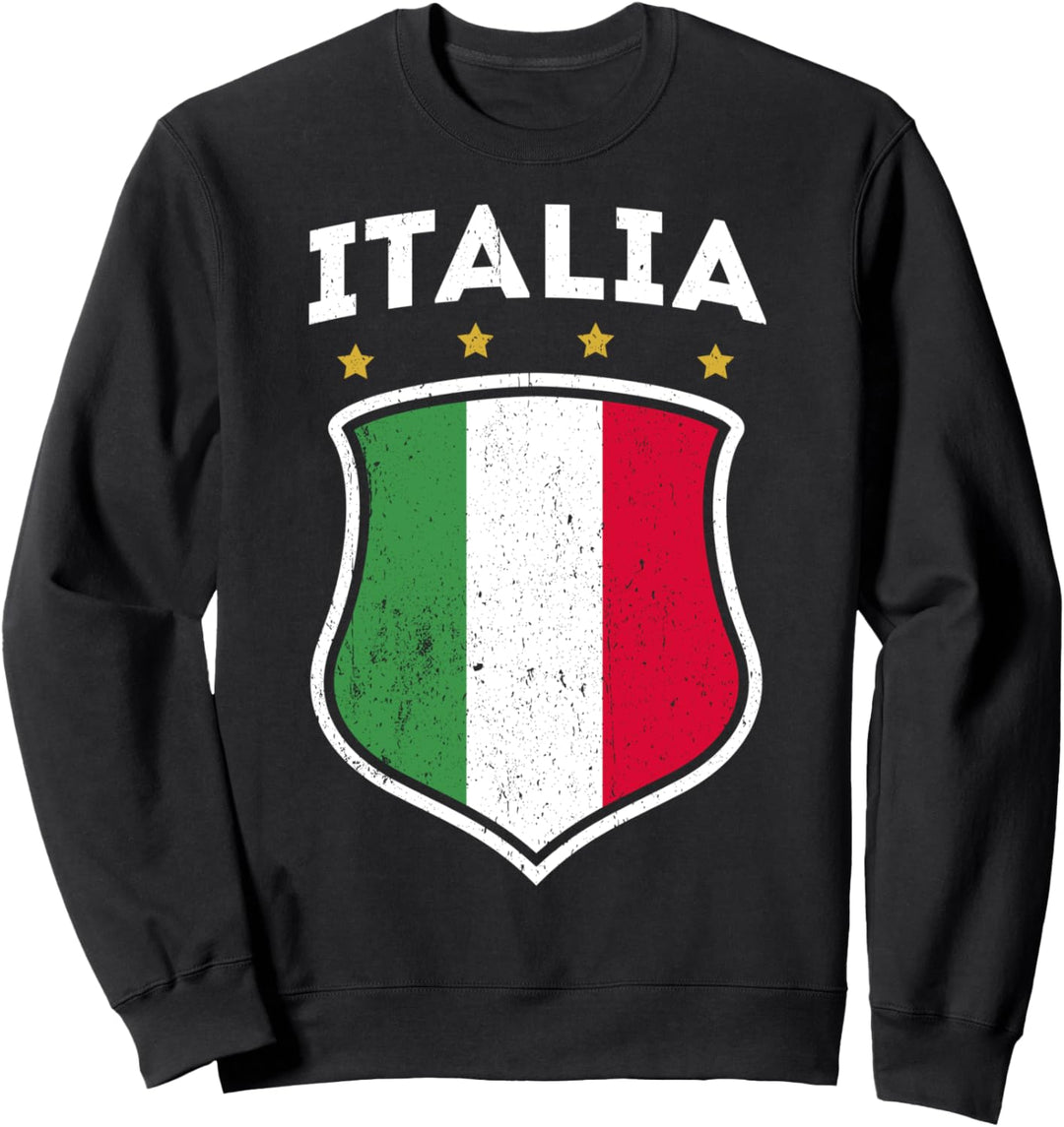ITALIA Italienische Flagge Fussball Italien Fan Sweatshirt