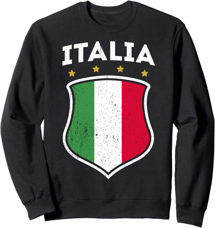 ITALIA Italienische Flagge Fussball Italien Fan Sweatshirt