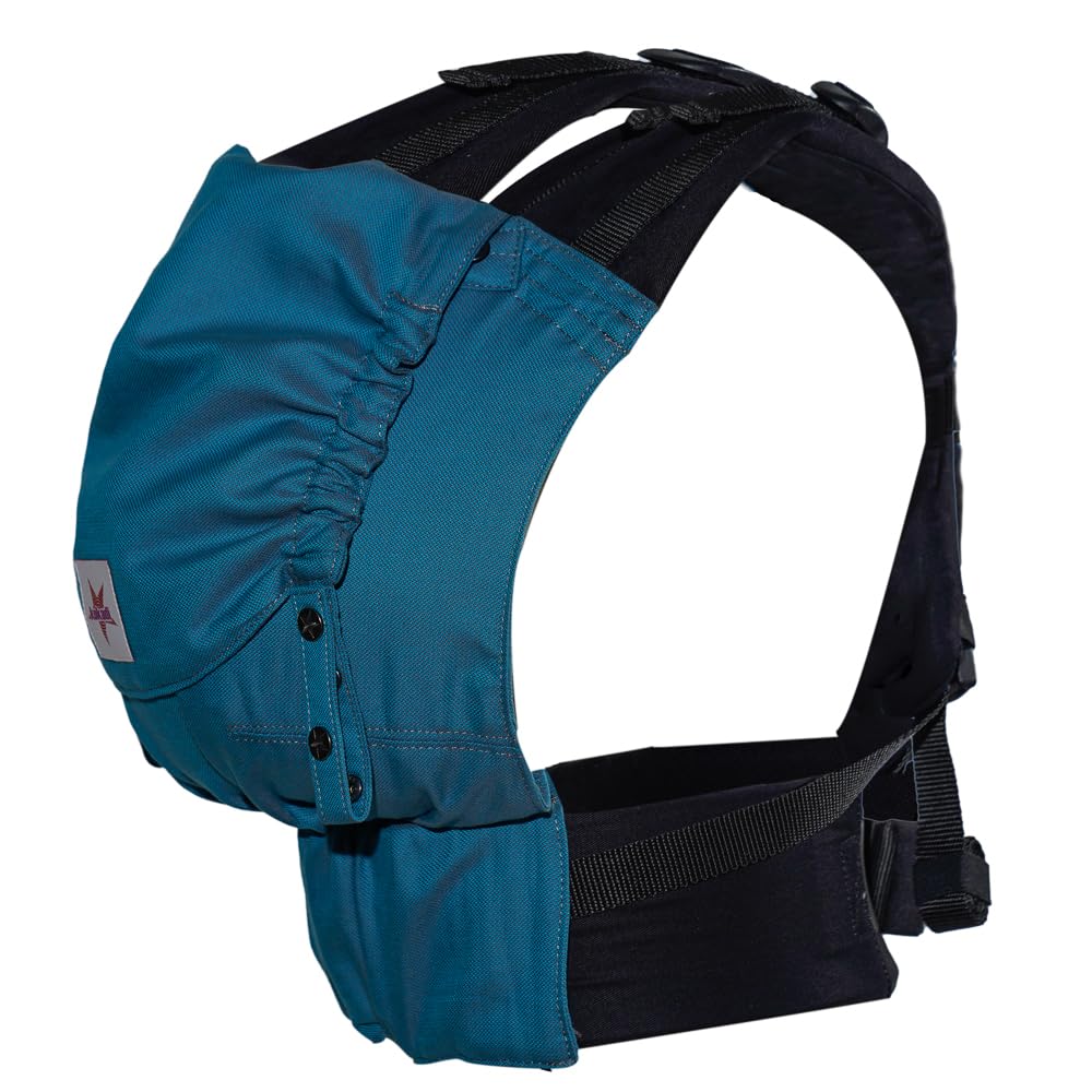 KOKADI Babytrage Flip Just (Babysize) – Ergonomisch, sicher & anpassbar, handgefertigt aus 100% Bio-