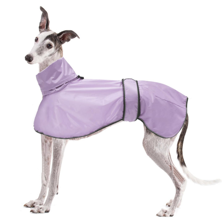 Geyecete Windhund Leicht Hundejacke Regenjacke, Hunderegenmantel Wasserdicht Verstellbar Windhundeja