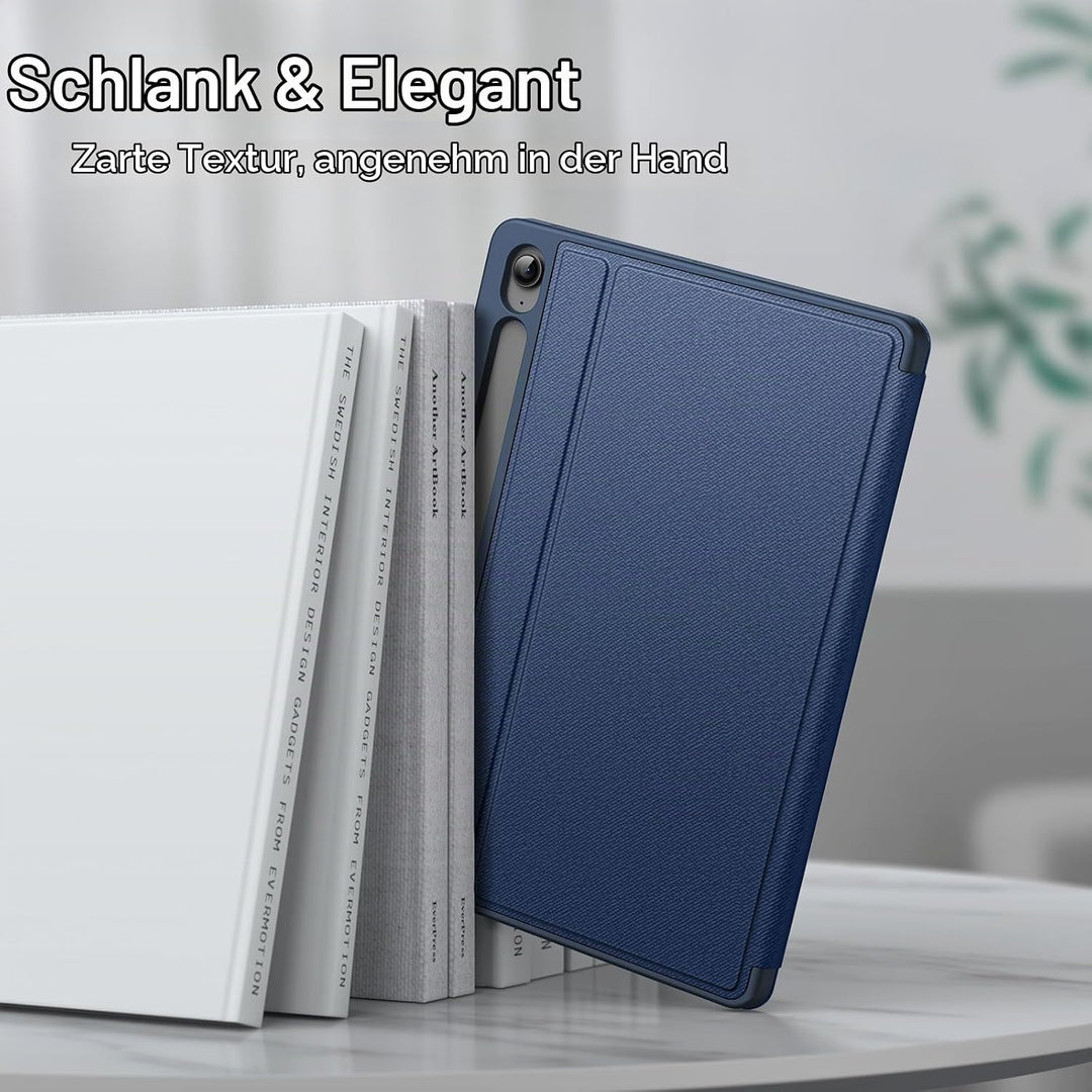 JETech Hülle für Samsung Galaxy Tab S10 FE Plus/S10 FE+ 13,1 Zoll mit S Pen Halter, Dünn Folio Ständ