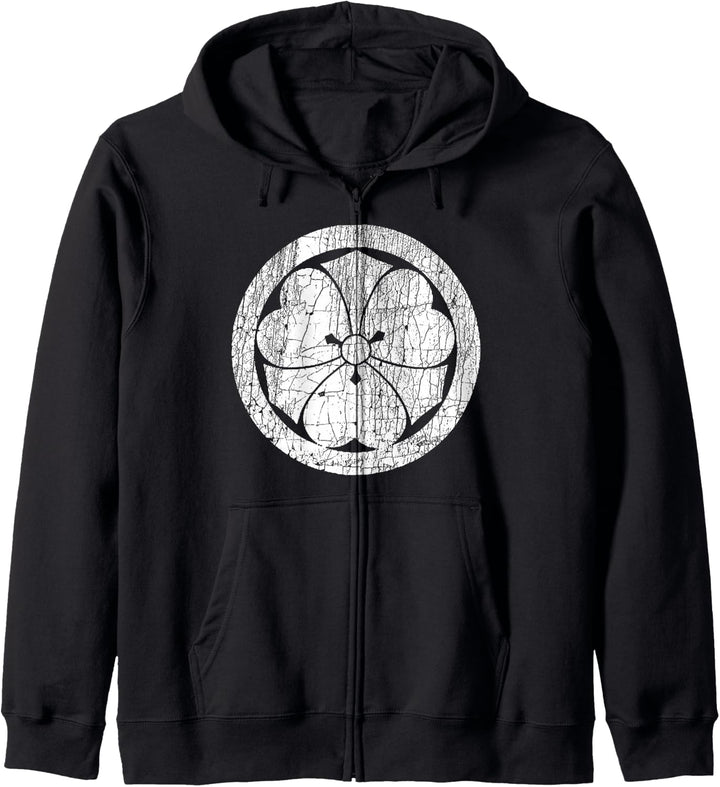 Sakai Mon Shirt - Japanese Samurai - Nitta / Minamoto Clan Kapuzenjacke