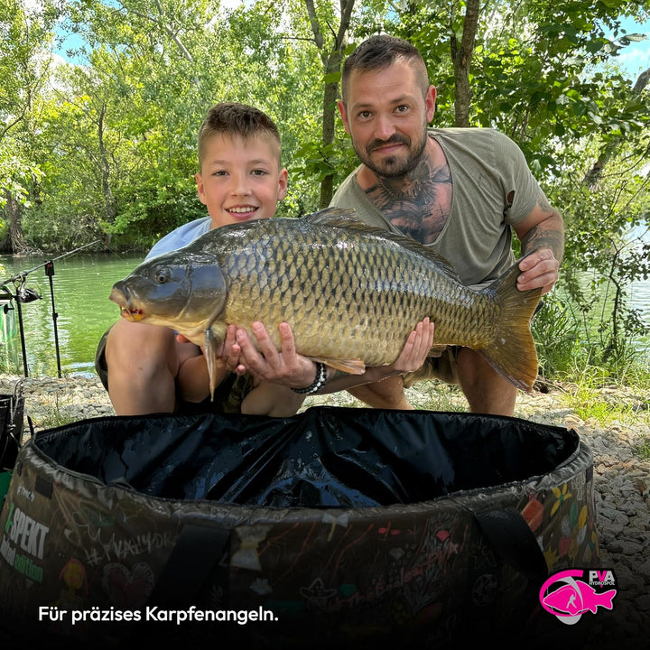 PVA Mesh Nachfüllnetz, PVA Netz Ersatzteile fürs Karpfenangeln, wasserlösliches Karpfen Zubehör, Grö