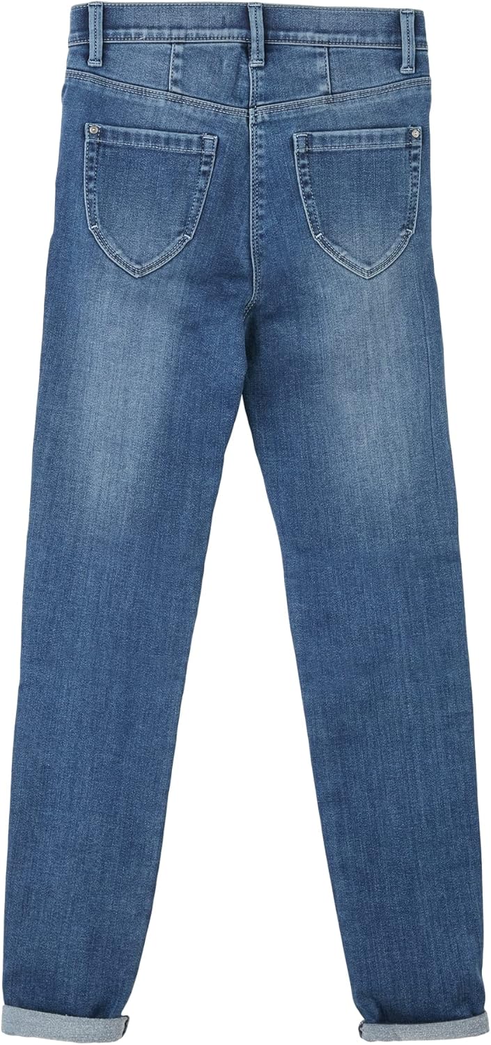 s.Oliver Mädchen Jeans, Skinny Fit 140 Slim Blau, 140 Slim Blau