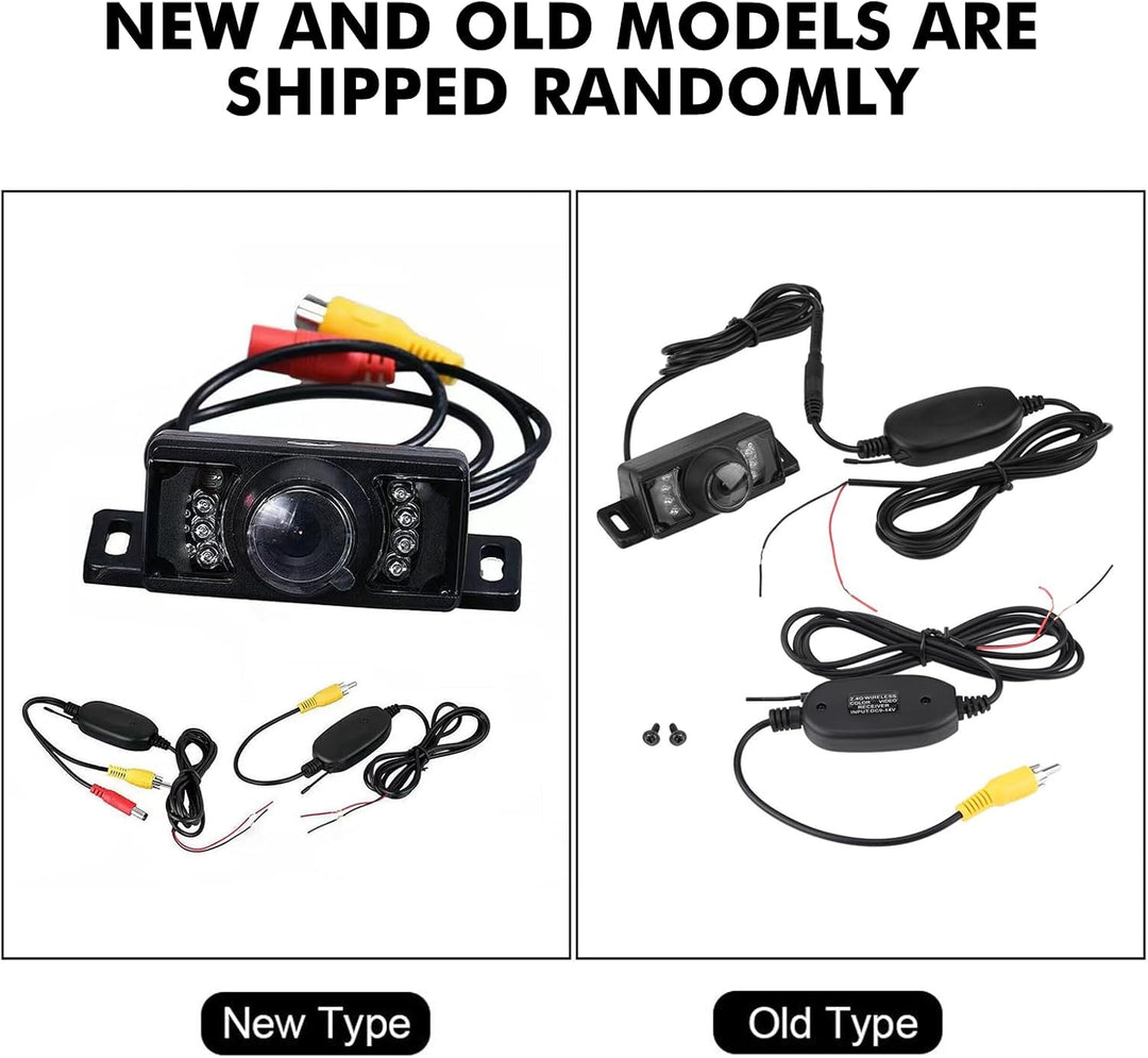 KSTE 7pcs IR Nachtversion Auto-Rückunterstützungskamera + drahtloser RCA-Video-Transmitter & Receive