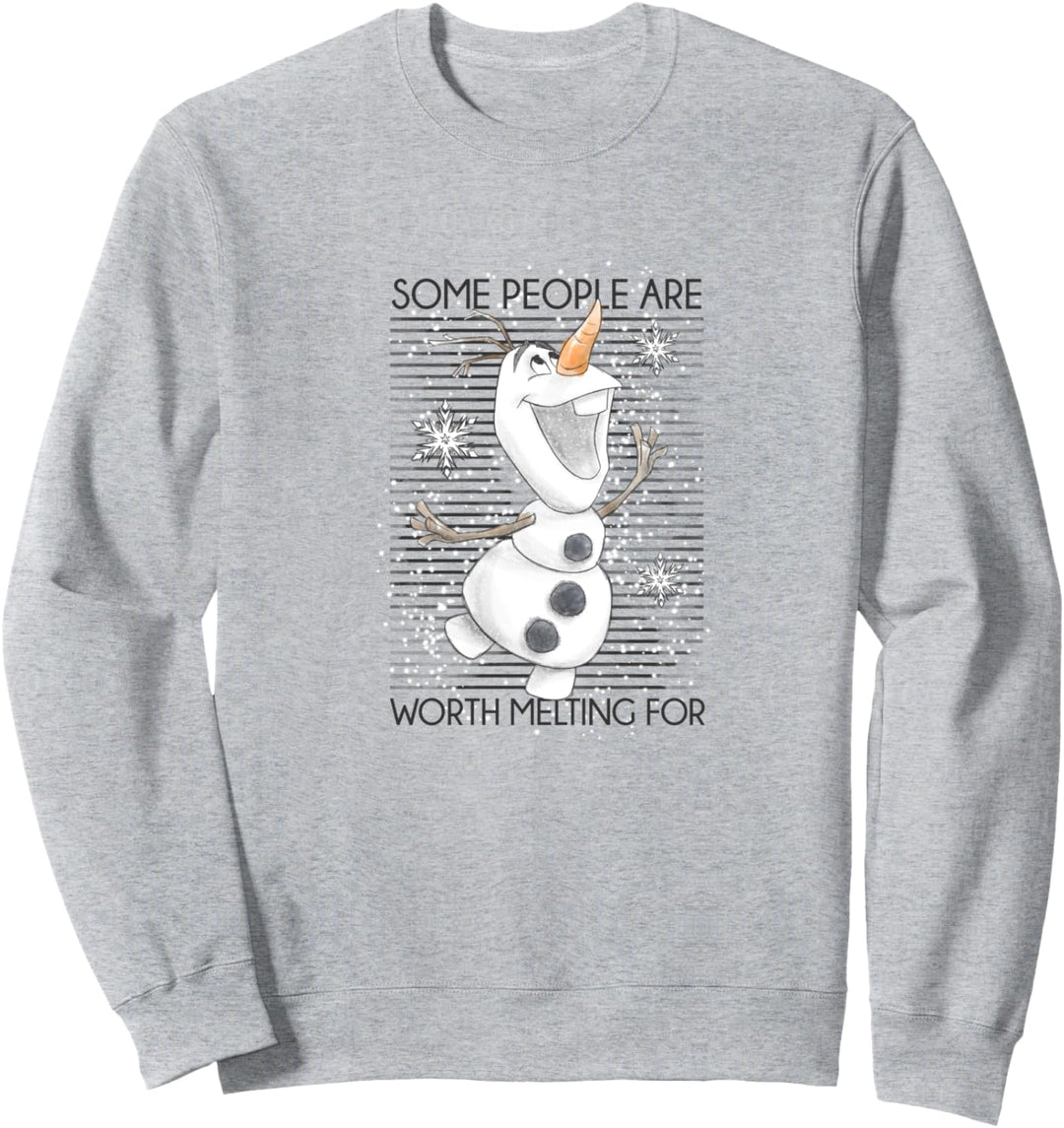 Disney Frozen Olaf Some People Are Worth Melting For Sweatshirt