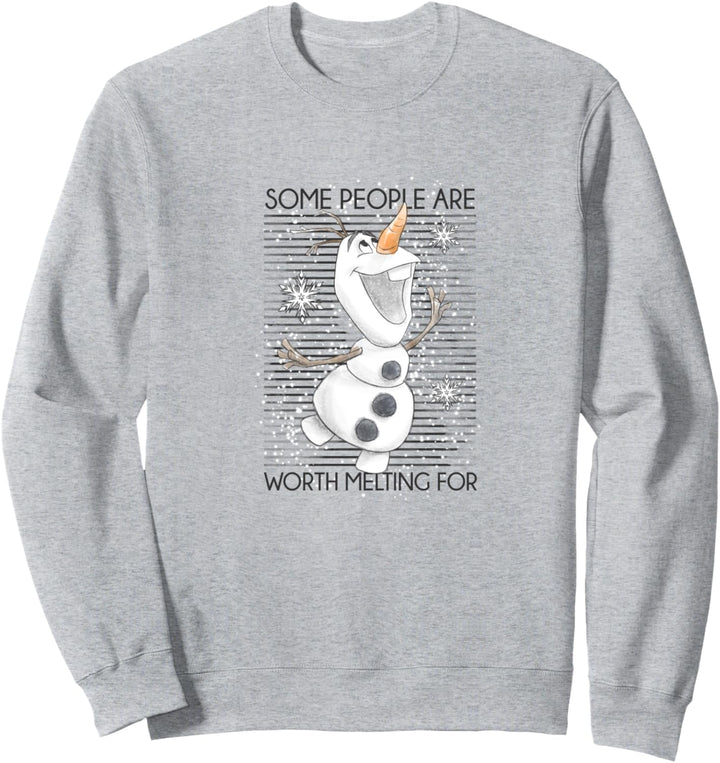 Disney Frozen Olaf Some People Are Worth Melting For Sweatshirt