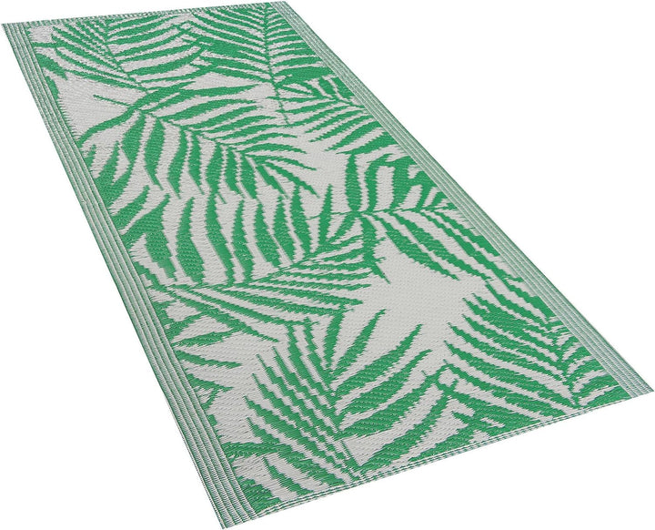 Outdoor Teppich grün 60x105 cm Bodenschutzmatte Kunststoffmatte Kota