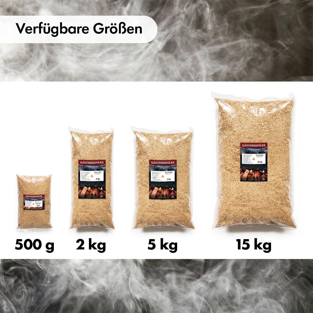 Terra Discount Räuchermehl aus Buche 2 oder 5 Kg - 0,4-1,0mm - 5Kg ergeben ca. 20L - zum smoken, räu