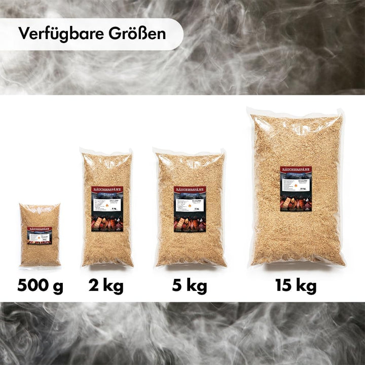 Terra Discount Räuchermehl aus Buche 2 oder 5 Kg - 0,4-1,0mm - 5Kg ergeben ca. 20L - zum smoken, räu