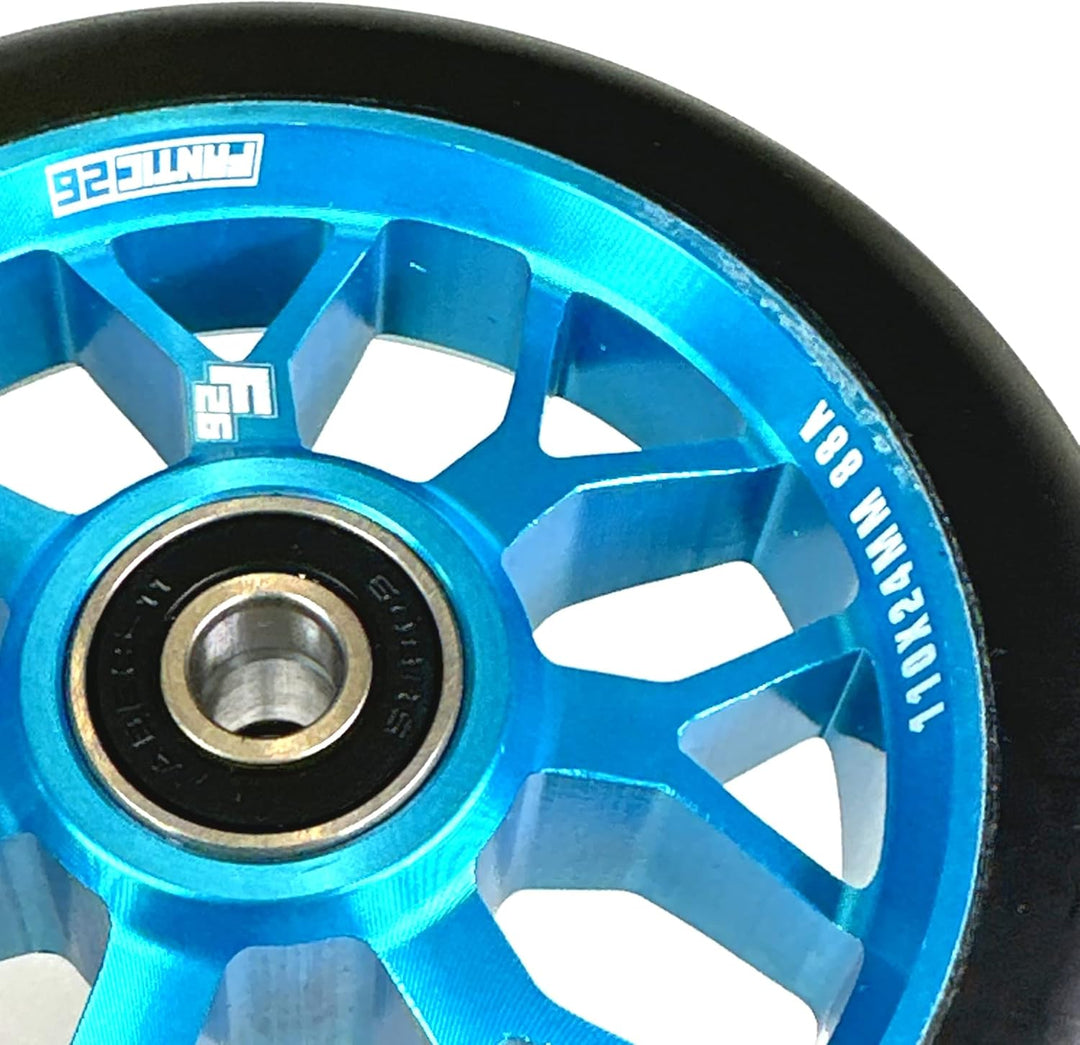 Fantic26 Spy7 Stunt Scooter Rolle I Trick I Tret I Kinder I Roller I Wheel I 110mm I ABEC 11 I Schne