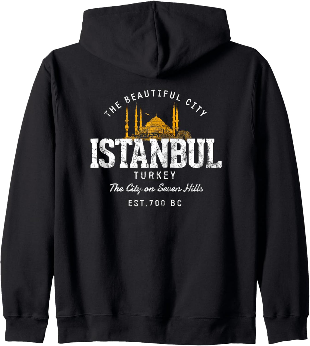 Türkei Urlaub Souvenir Vintage Istanbul Kapuzenjacke