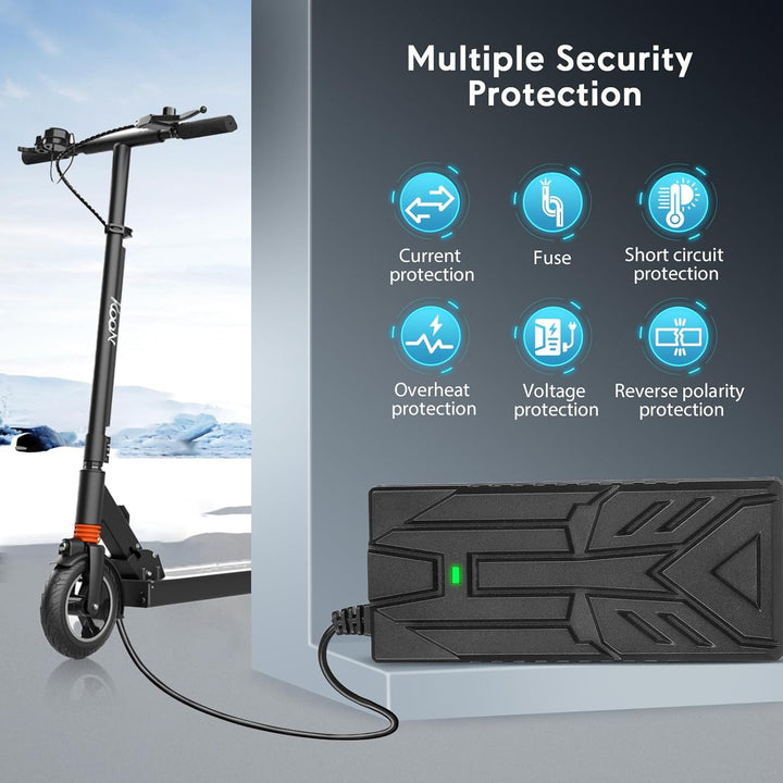 Ladegeräte für Scooter，42V 2A E Scooter Ladegeräte für Xiaomi M365,Pro,Pro 2,Mi 3,1s,Mi 4, 4 Lite, 5