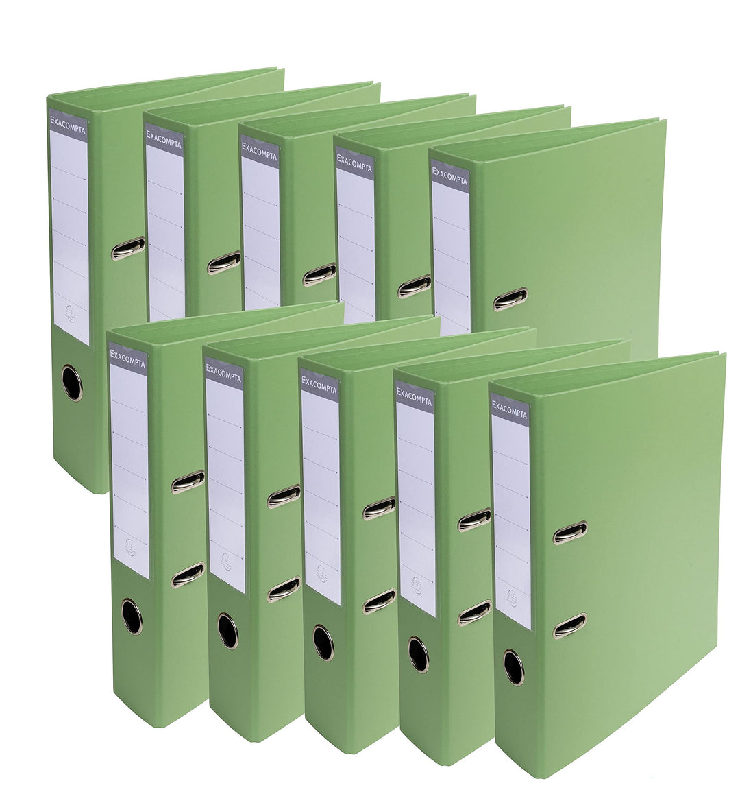 Exacompta 53756E 10er Pack Premium PVC-Ordner Prem´Touch. 7 cm breit DIN A4 Ringordner Aktenordner B