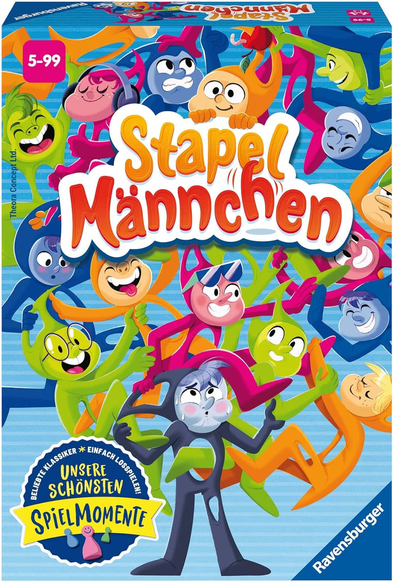 Ravensburger 20897 - Coco Crazy, Brettspiel für Kinder ab 5 Jahren & 20854 Stapelmännchen - Geschick