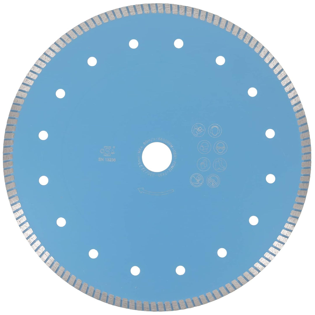 PRODIAMANT F33 Profi Diamant Trennscheibe ø 230mm für Natursteine Granit und Fliesen Bohrung 22,2mm