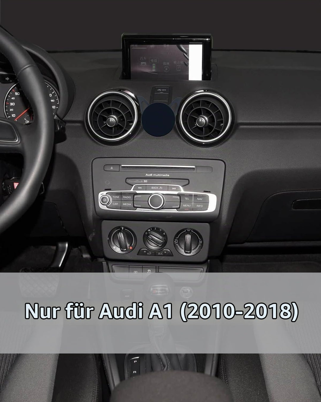 Magnet Handyhalterung kompatibel mit Audi A1 S1 8X 2010-2018, Universelle Halterung Phone Holder für