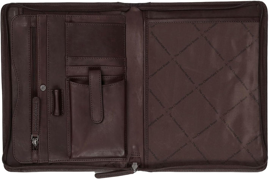 The Chesterfield Brand Wax Pull Up Alton Schreibmappe Leder 29 cm