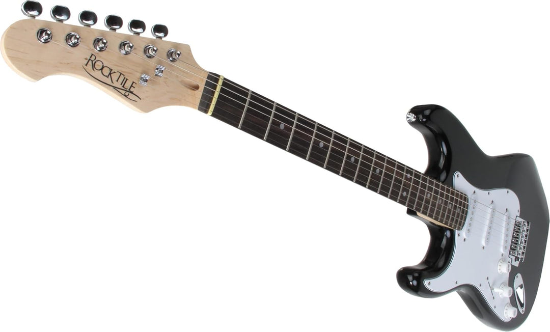 Rocktile Pro ST3-BK/RW-L Linkshänder (Lefty) E-Gitarre Black
