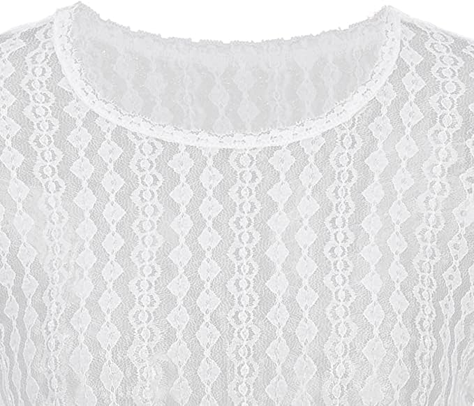 Dirndlbluse Damen Trachtenbluse Creme Dirndl Bluse für Bavarian Oktoberfest 38 Creme-101, 38 Creme-1