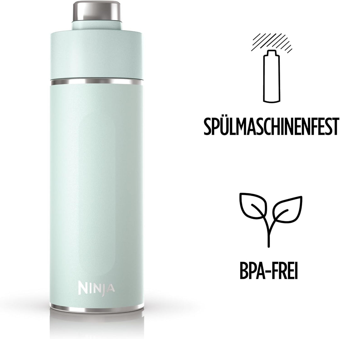 Ninja Thirsti Wasserflasche/Thermobecher to go, 700ml, auslaufsicherer Deckel, für kohlensäurehaltig
