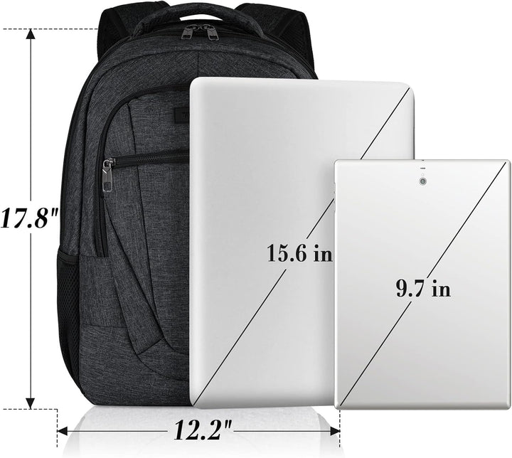 BIKROD Rucksack Herren, Schulrucksack Jungen Teenager, Wasserdichtem Schule 15.6 Zoll Laptop Rucksac