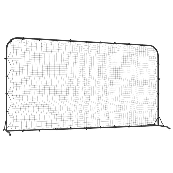 vidaXL Fussball Rebounder, Rebounder Netz mit Stahlrahmen, Fussball Prallwand für Fussball Training,
